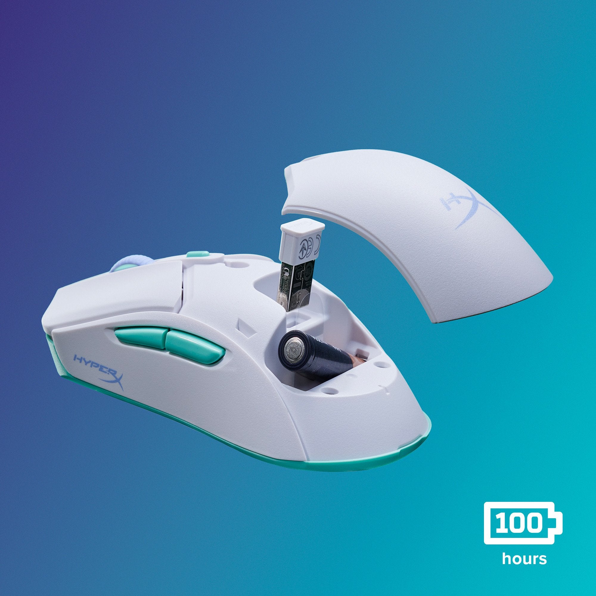 EAN 0197498115399 - HyperX Pulsefire Haste 2 Core Wireless White Gaming Mouse ratón Juego Ambidextro USB tipo A 3600 DPI imagen 5