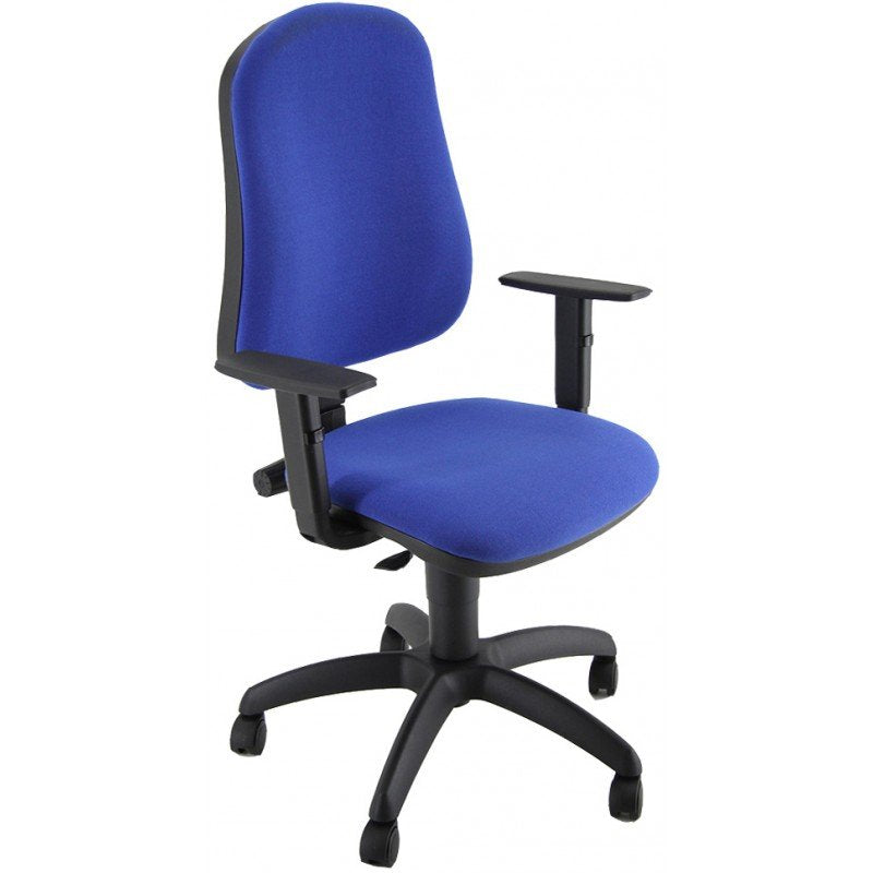 Unisit Silla Administrativa Cp Simple Azul Reposabrazos Ajustables