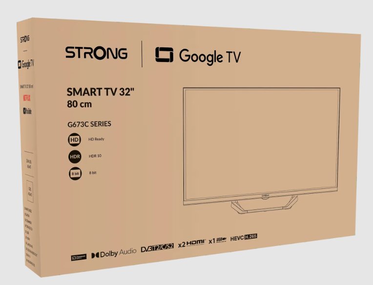 EAN 9120072378355 - Strong SRT32HG6733C Televisor 81,3 cm (32") HD Smart TV Wifi Negro 200 cd / m² imagen 9