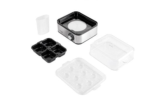 EAN 5902934831451 - Adler AD 4486 cuecehuevos 8 huevos 800 W Negro, Acero satinado, Transparente imagen 4