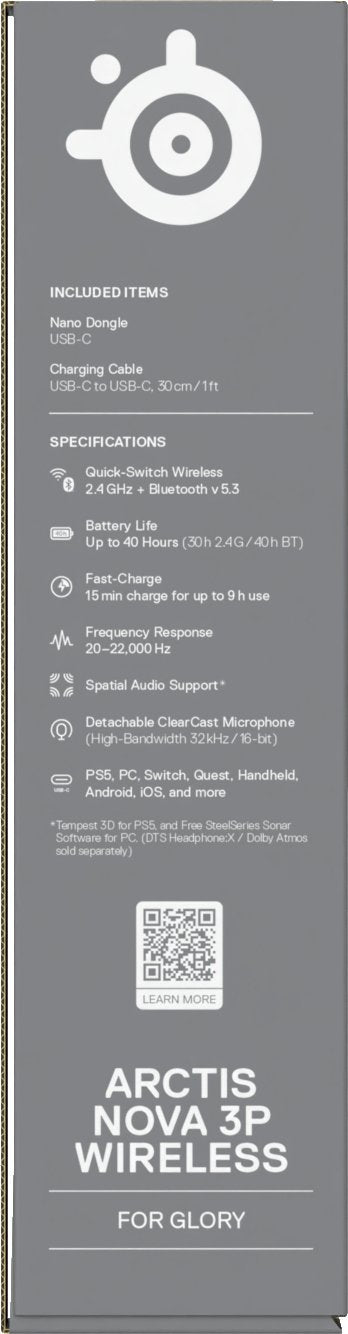 EAN 5707119059558 - Steelseries Arctis Nova 3P Auriculares Inalámbrico Diadema Música/uso diario Bluetooth Color aguamarina imagen 10