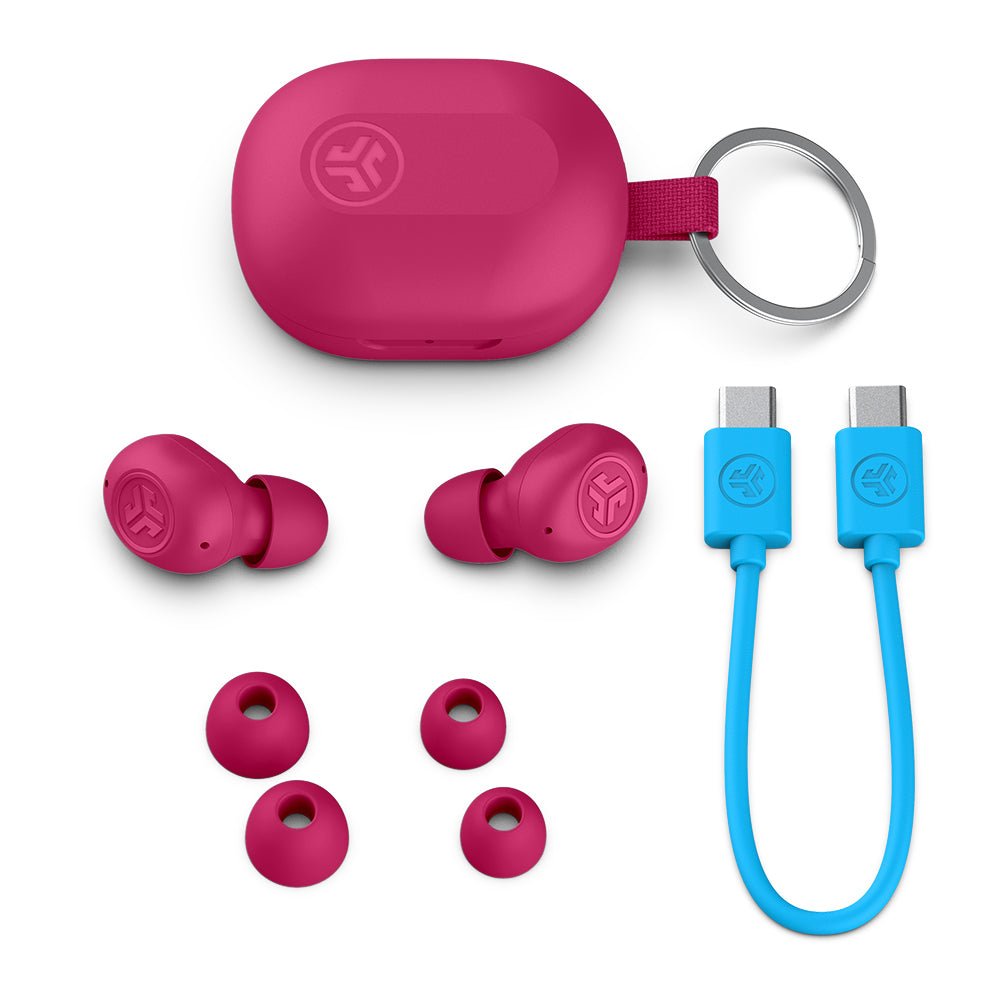 Mini Auriculares Jlab Jbuds Inalámbrico Bluetooth Rosa