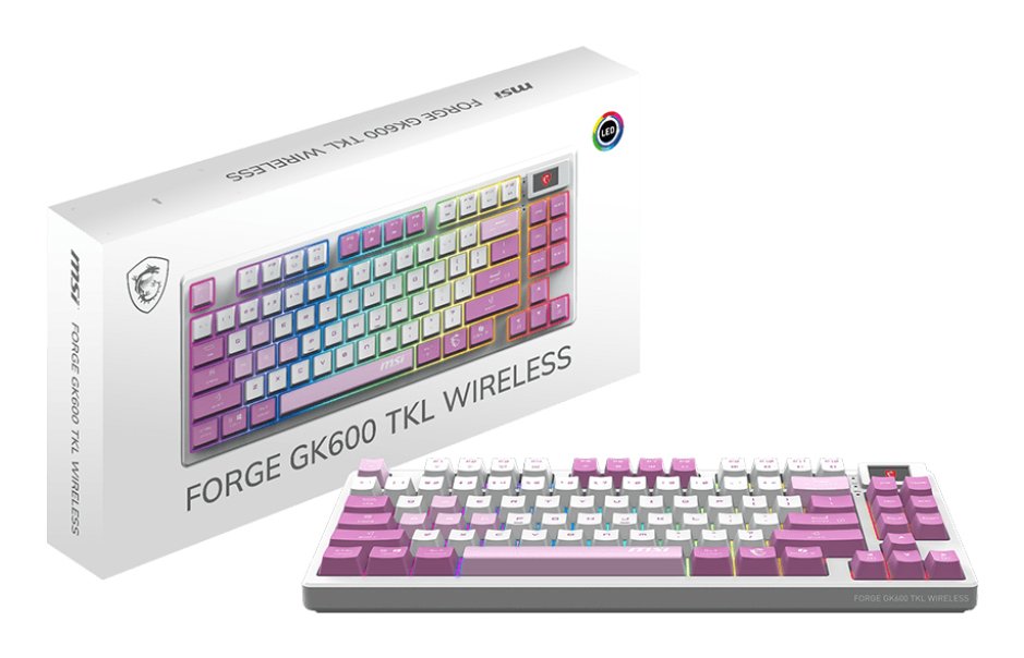 Msi Forge Gk600 Tkl Violetaa, Wireless