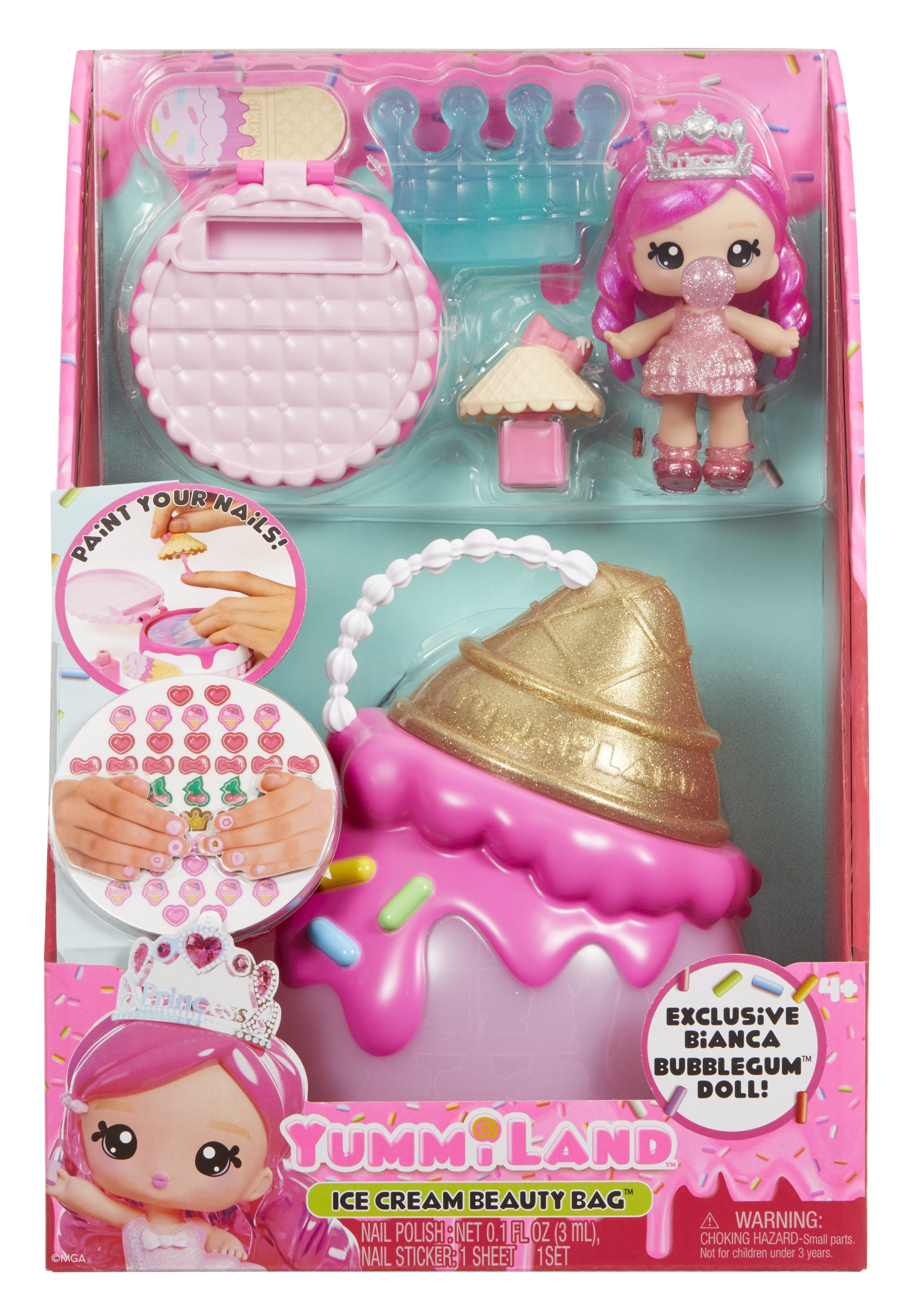 EAN 35051546740 - MGA Entertainment Yummiland Beauty Bag Playset + Lip Gloss Doll - Ice Cream Beauty Bag imagen 5