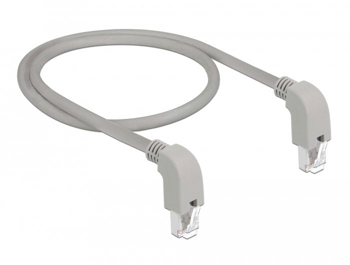 Delock 85858 Cable De Red Rj45 Cat.5e Sf/Utp Acodado Hacia Abajo / Hacia Abajo 0,5 M