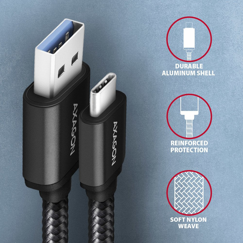 EAN 8595247906267 - Axagon BUCM3-AM15AB cable USB USB 3.2 Gen 1 (3.1 Gen 1) 1,5 m USB C USB A Negro imagen 3