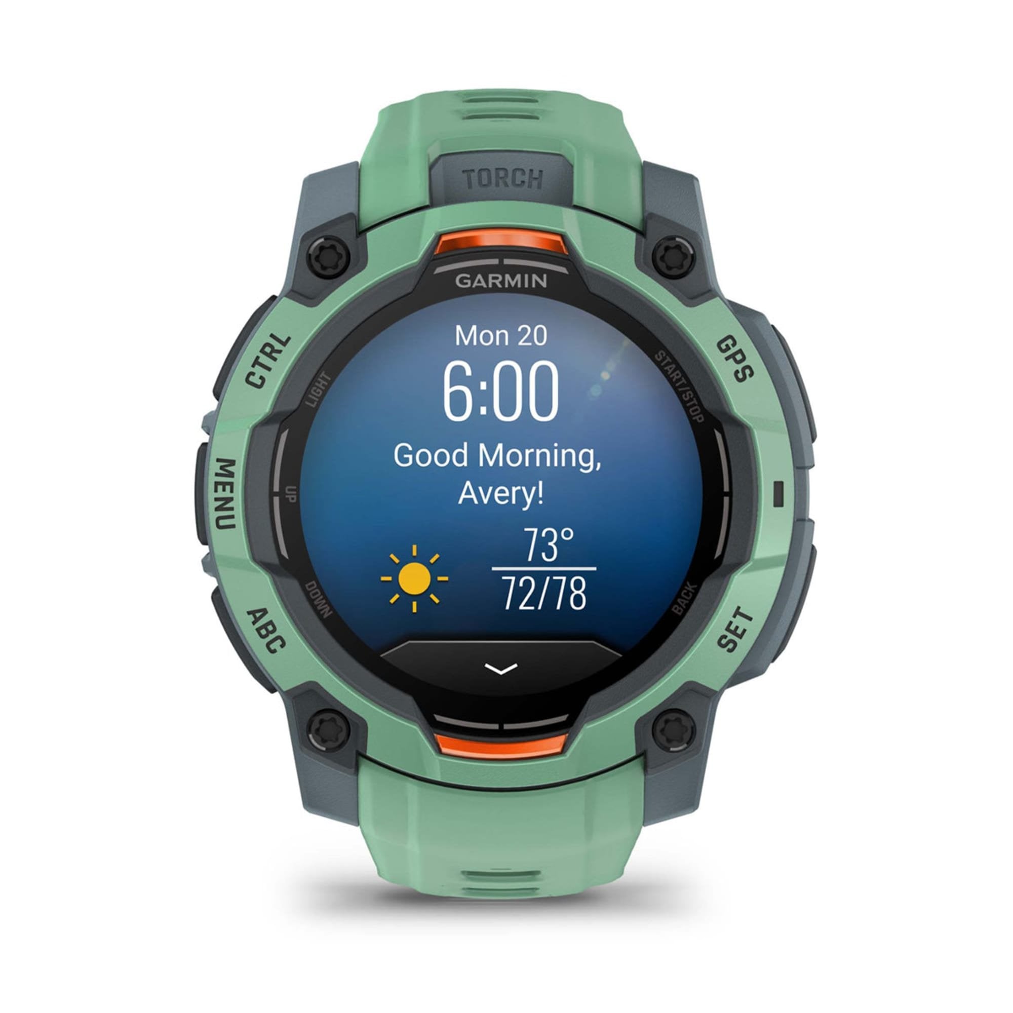 Garmin Instinct 3 Amoled 45mm Verde Con Correa Verde - Reloj Inteligente Con Gps