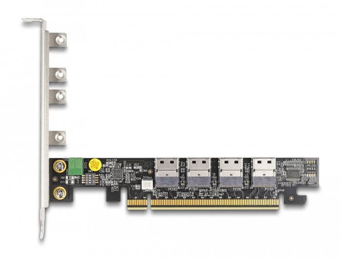 Delock 90111 Tarjeta Pci Express X16 A 4 X Nvme Interno Sff-8654 4i - Bifurcación