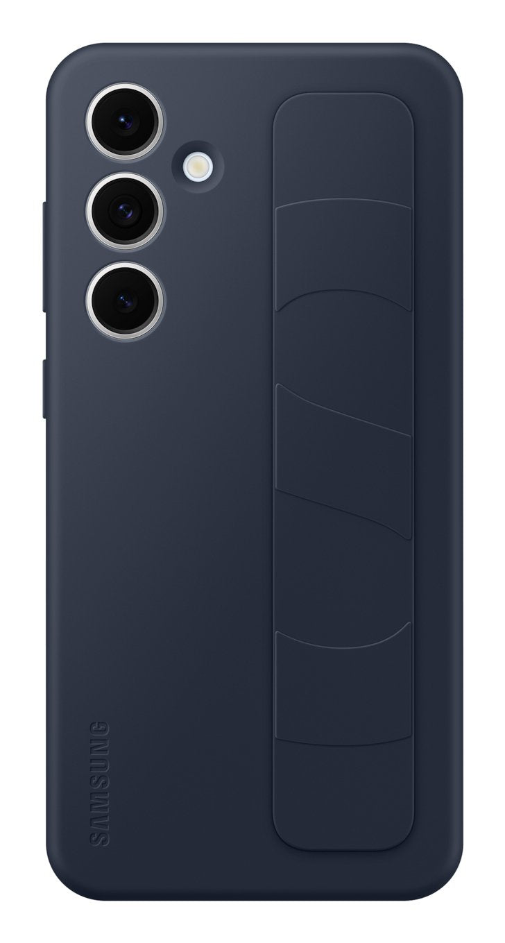 Samsung Standing Grip Case Für Galaxy S24 Fe Blue Black