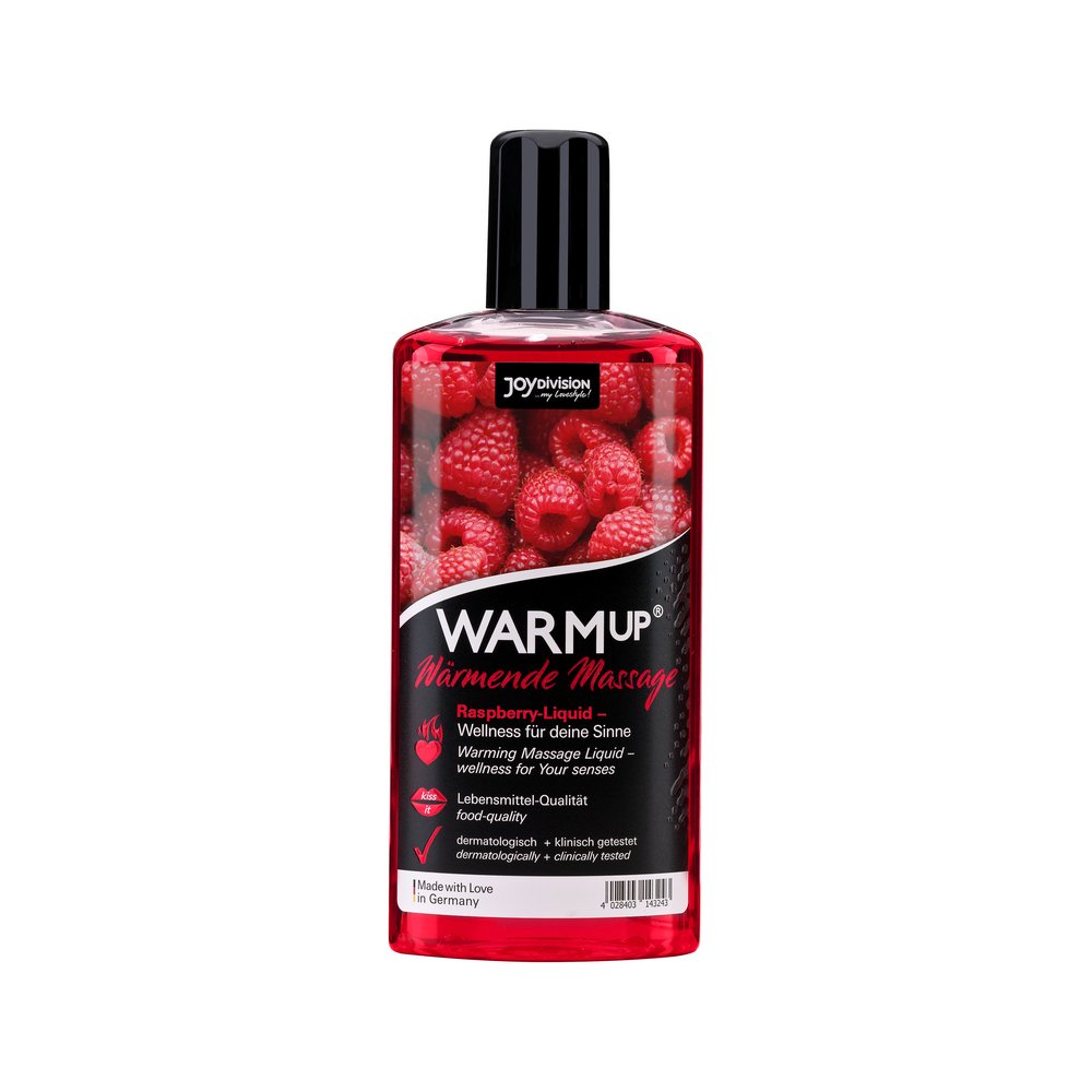 Joydivision Warmup - Aceite De Masaje Efecto Calor Frambuesa 150ml