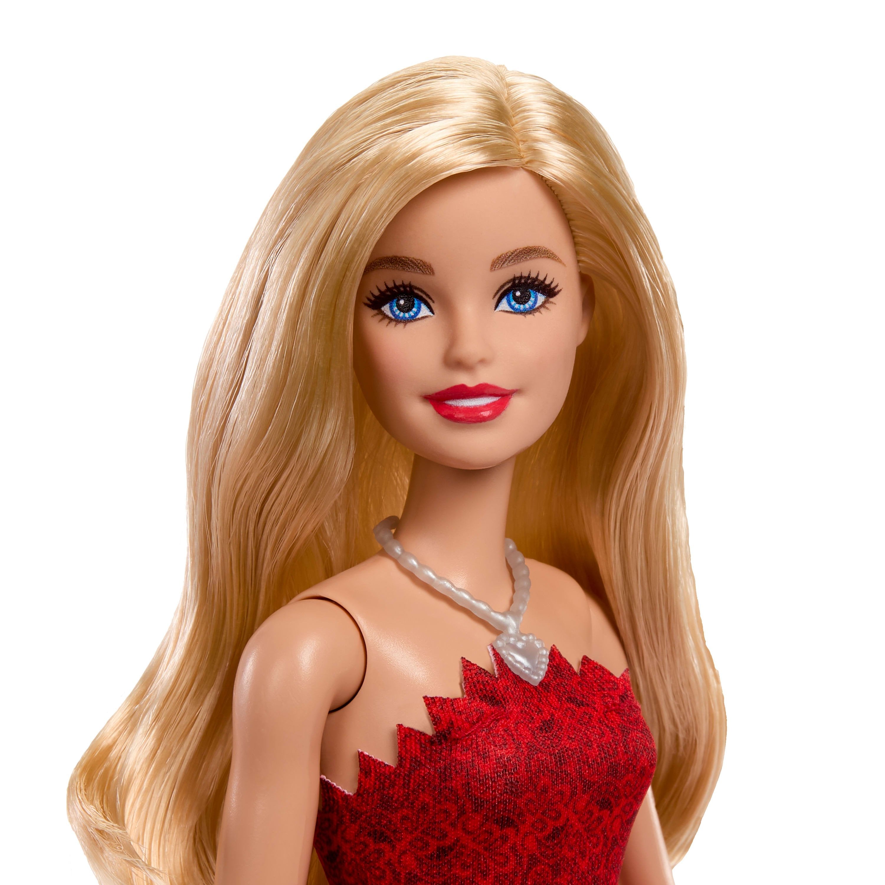 Mattel Rubinrojoe Barbie-Party-Modepuppe Zum 80. Jubiläum In Einem Rojoen Kleid (Mit Zubehörteilen) Jgd25