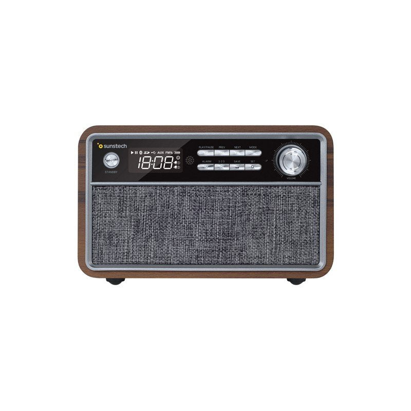 Radio Vintage Sunstech Rpbt500 Madera