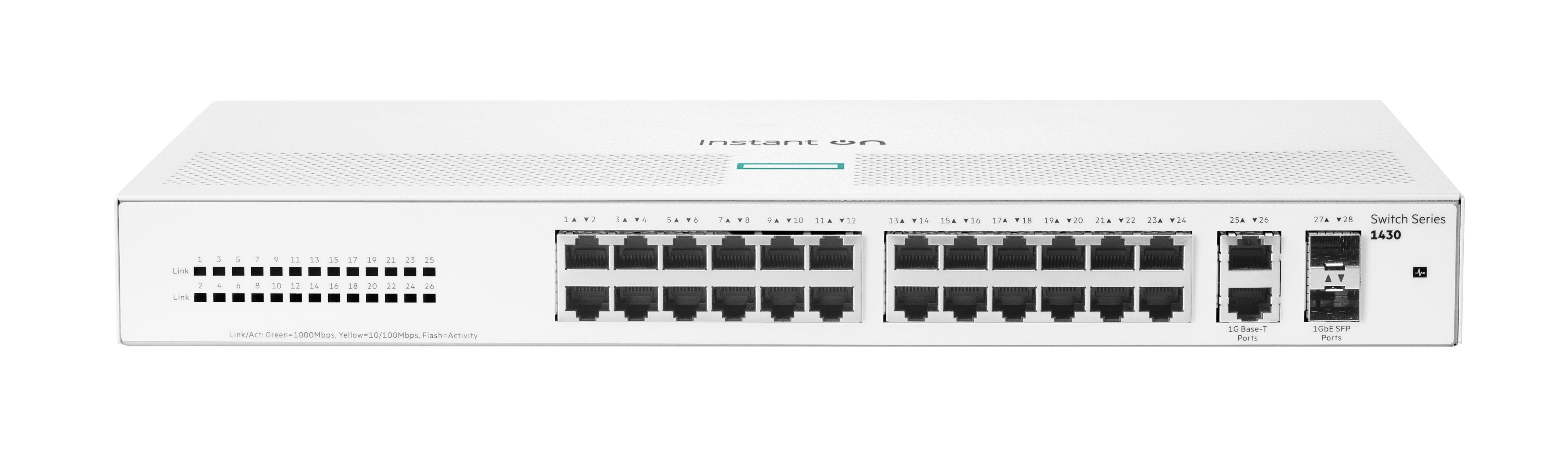 EAN 0190017537979 - HPE Aruba Networking Networking Instant On Switch 26p Gigabit 2p SFP 1430 imagen 1