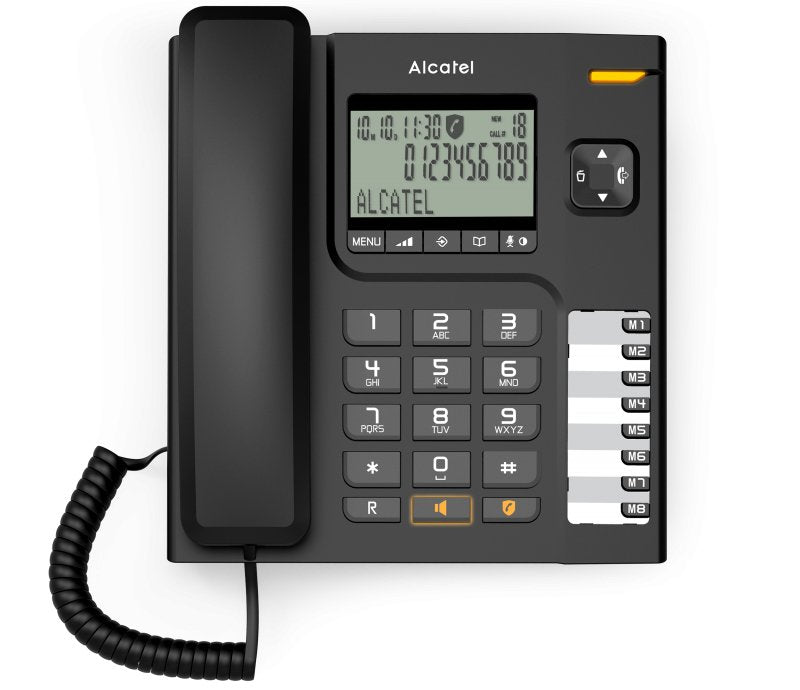 Telefono Fijo Con Cable Alcatel T78 Negro