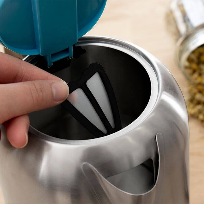 Hervidor De Agua Cecotec Thermosense 290 Steel 2200w Capacidad 1.7l