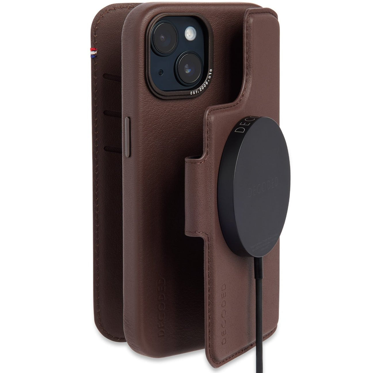 EAN 8720593006754 - Decoded Modu Wallet funda para teléfono móvil 17 cm (6.69") Funda cartera Marrón, Chocolate imagen 2