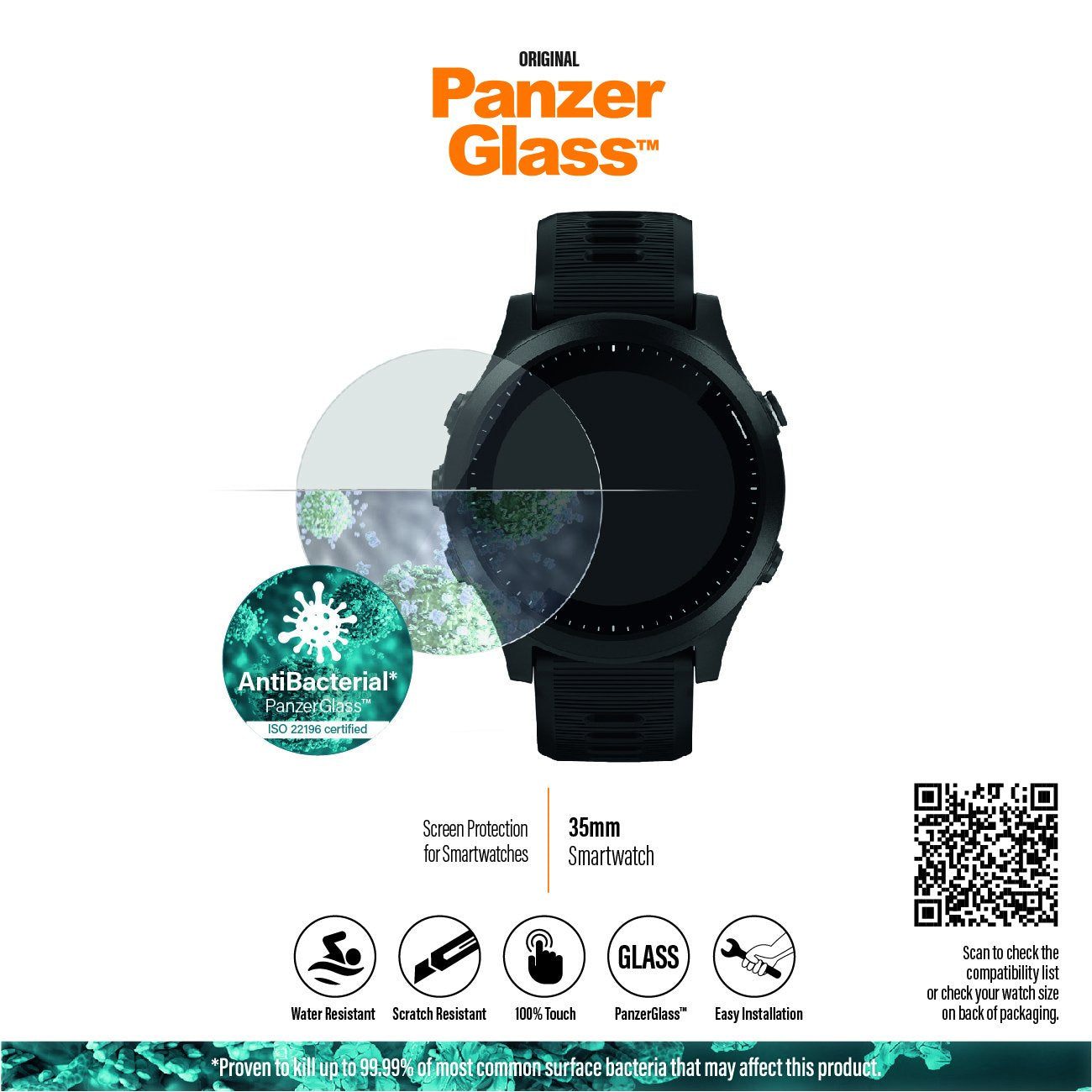 EAN 5711724036057 - PanzerGlass ® SmartWatch 35mm | Screen Protector Glass Protector de pantalla Universal 1 pieza(s) imagen 8