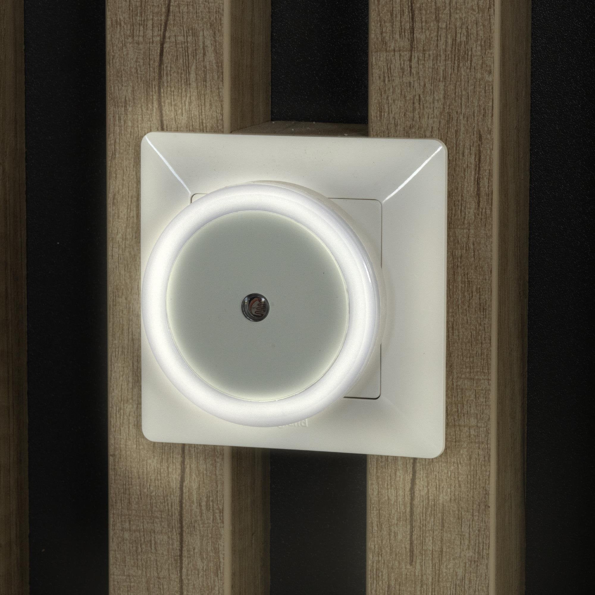 Entac Nachtlicht 0.5w Kreis Cw Blanco Dämmerungssensor