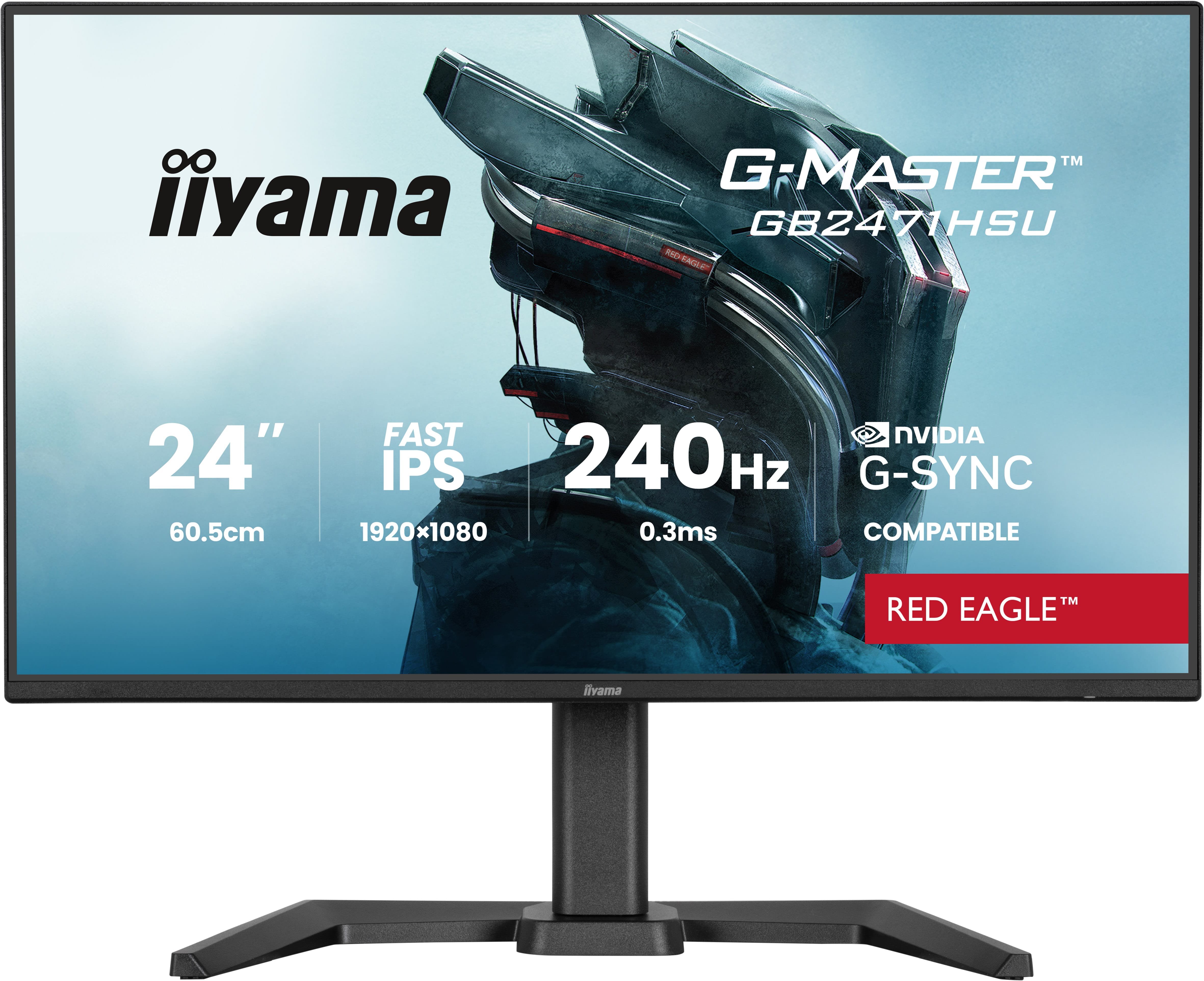EAN 4948570126354 - iiyama G-MASTER GB2471HSU-B1 pantalla para PC 60,5 cm (23.8") 1920 x 1080 Pixeles Full HD Negro imagen 1