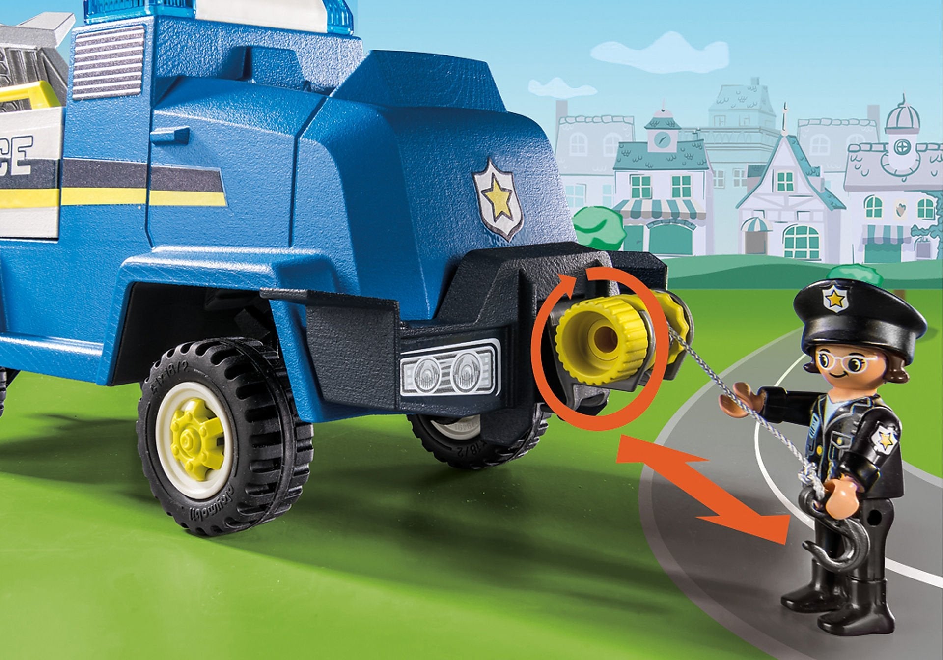 Playmobil 70915 Duck On Call Vehiculo De Emergencia De La Policia