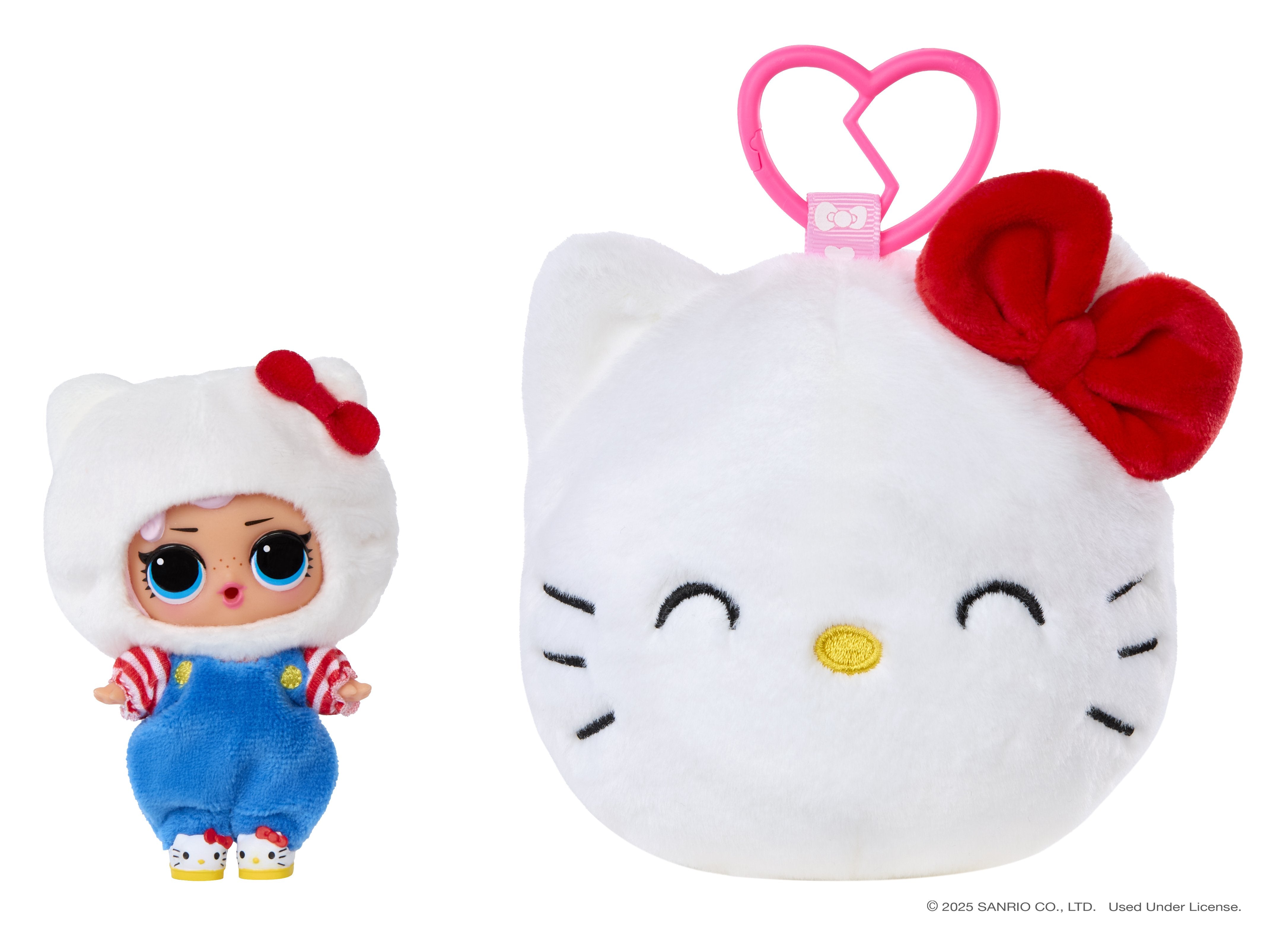 Mga Entretenimiento L.O.L. Surprise Loves Hello Kitty Peluche Reversible, Figura De Juguete Artículos Surtidos, Una Figura 249962-Euc