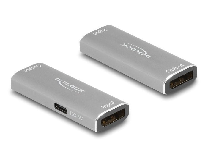 Delock 11504 Displayport 1.4 Repetidor 8k 30 Hz 20 M