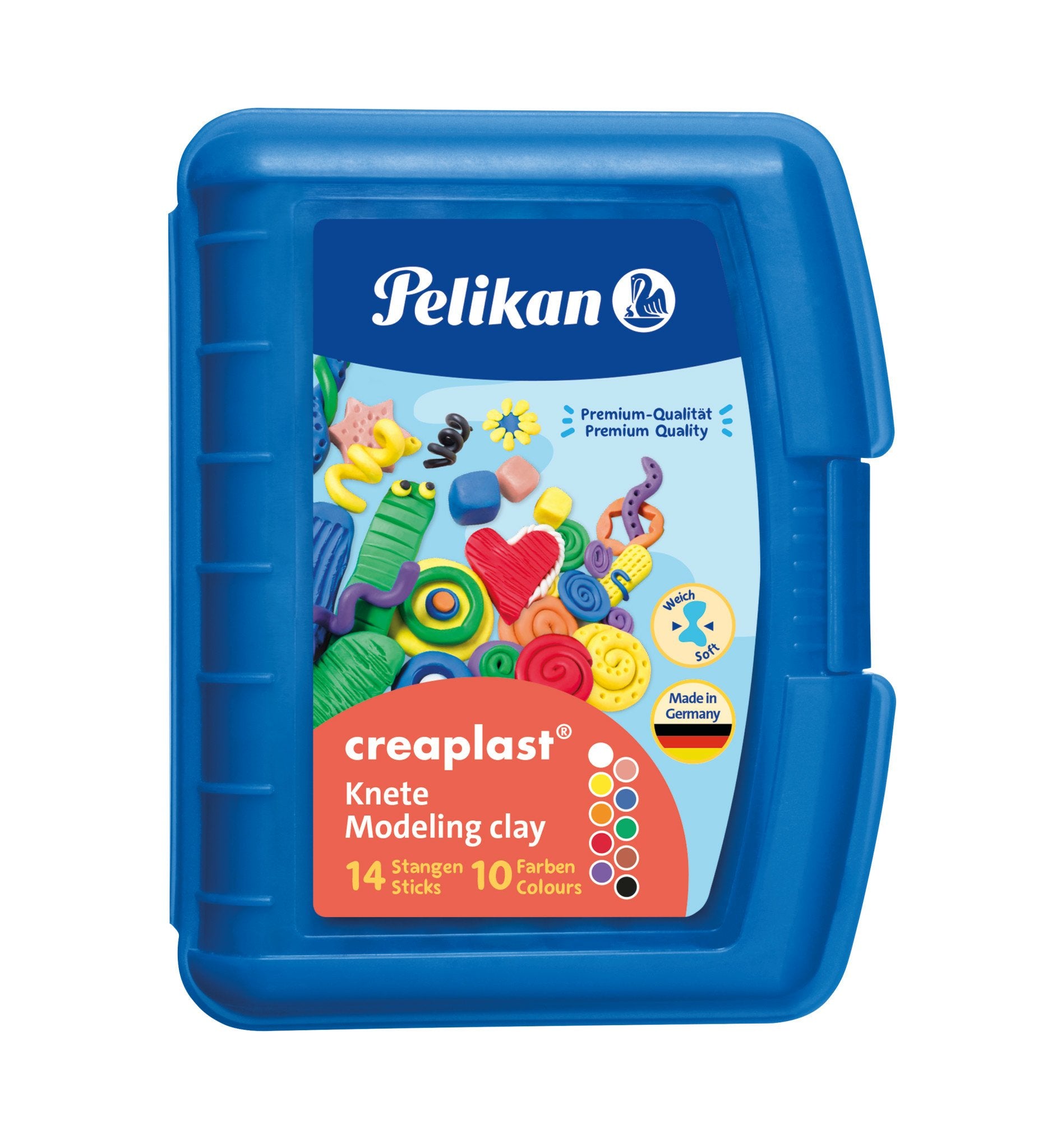 EAN 4012700606730 - Pelikan Creaplast Pasta de modelar 240 g Multicolor 14 pieza(s) imagen 1