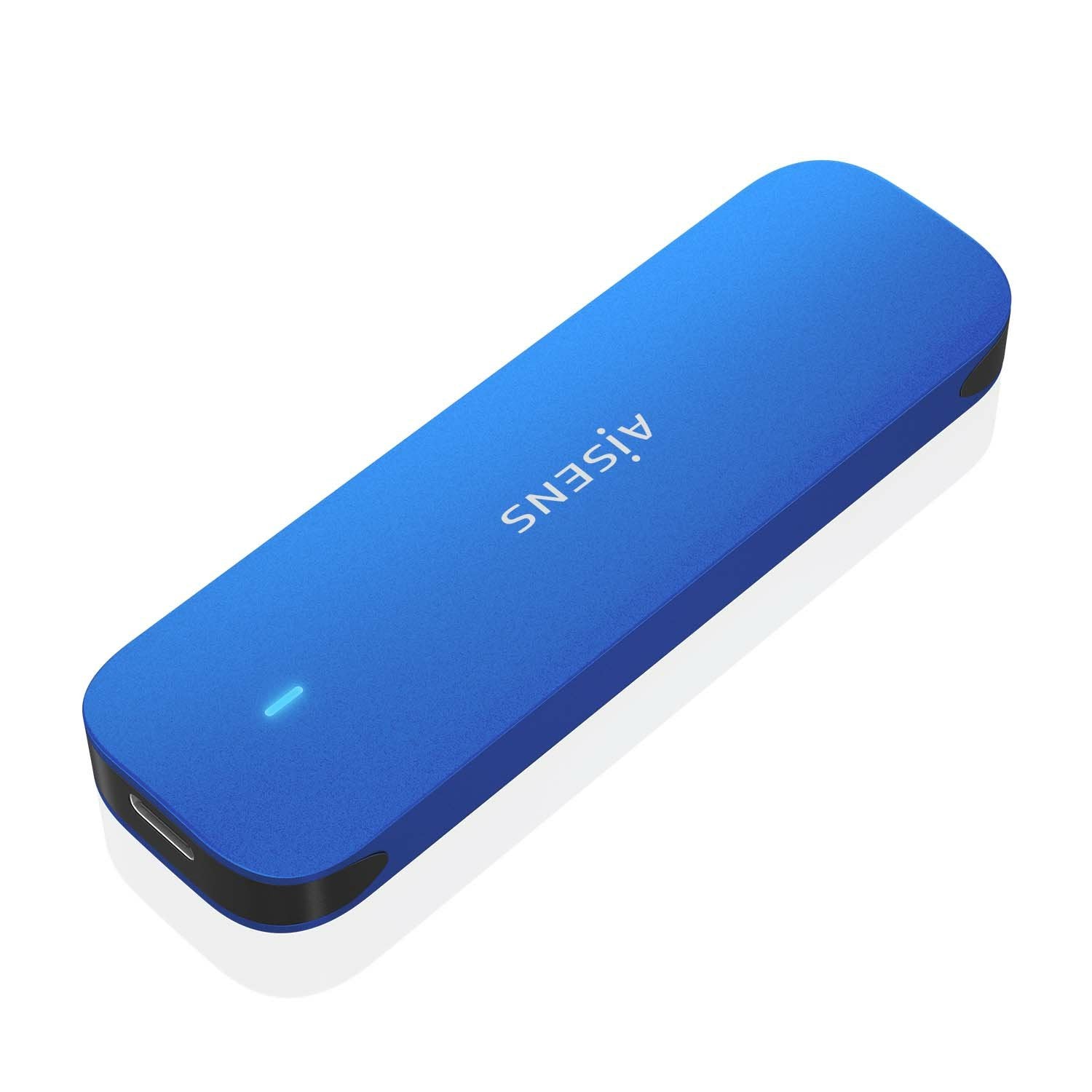 EAN 8436574709704 - AISENS ASM2-026BLU caja para disco duro externo Caja externa para unidad de estado sólido (SSD) Azul M.2 imagen 1