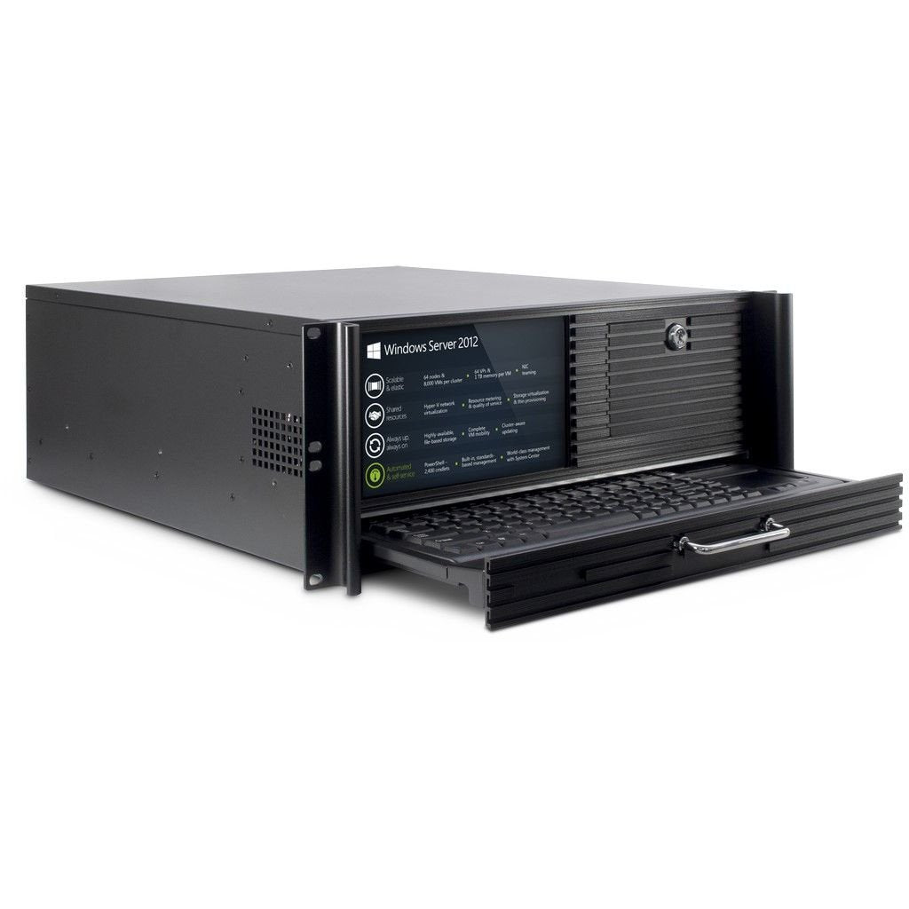 EAN 4260455644884 - Inter-Tech 4U 4452-TFT Estante Negro imagen 1