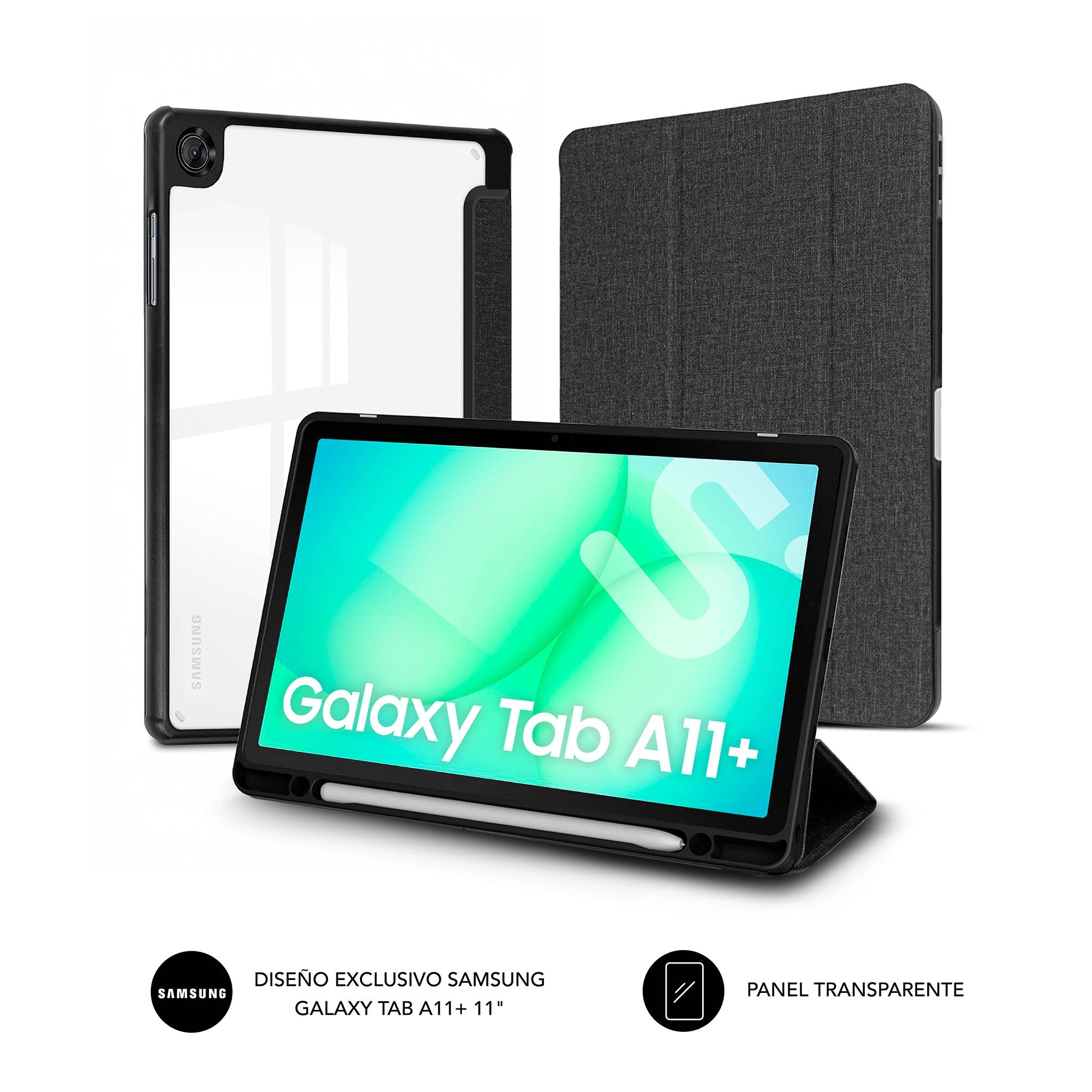 EAN 8436586743796 - SUBBLIM SUBCST-5SC041 funda para tablet 27,9 cm (11") Libro Negro imagen 6
