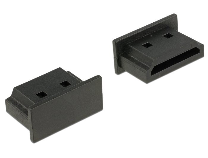 Staubschutz Für Hdmi Micro-D Buchse Mit Griff 10 Stück Schwarz
