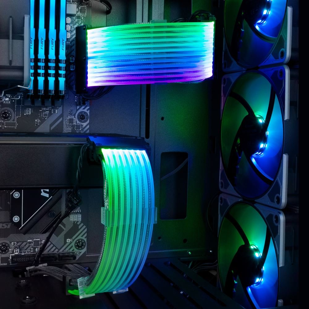 Cable Alargador Fte-Vga Sharkoon Shark Extend 16 30cm Rgb