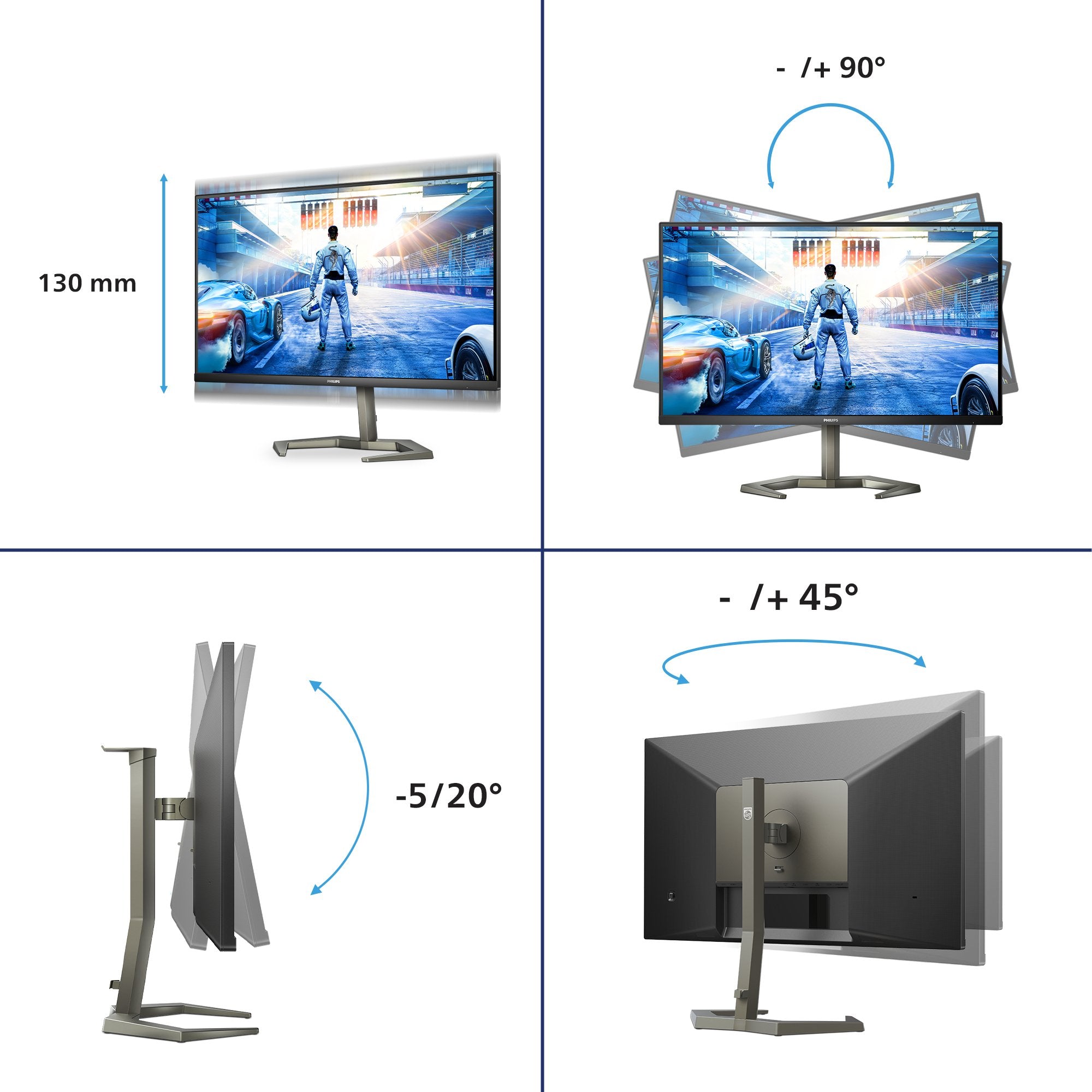 EAN 8712581784522 - Philips Momentum 27M1N5200PA/00 pantalla para PC 68,6 cm (27") 1920 x 1080 Pixeles Full HD LED Negro imagen 3