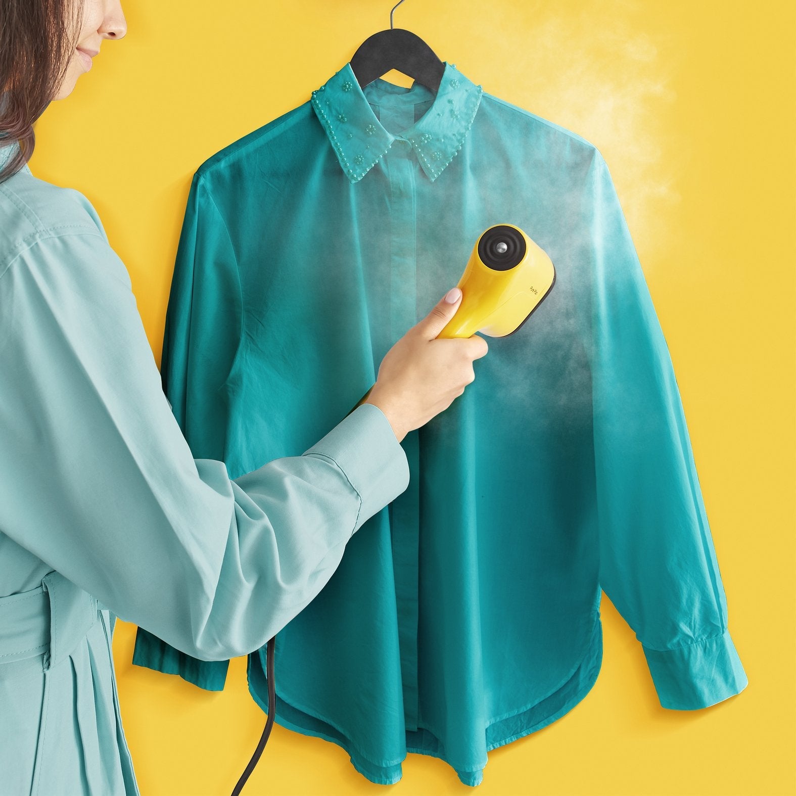 Cepillo De Vapor Tefal Dt 2026 Pure Pop Amarillo