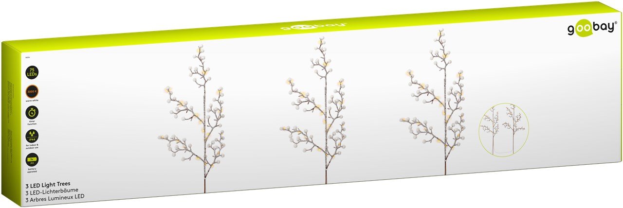 EAN 4040849582561 - Goobay 58256 iluminación decorativa Cadena de luces decorativa 75 bombilla(s) LED 0,04 W imagen 6