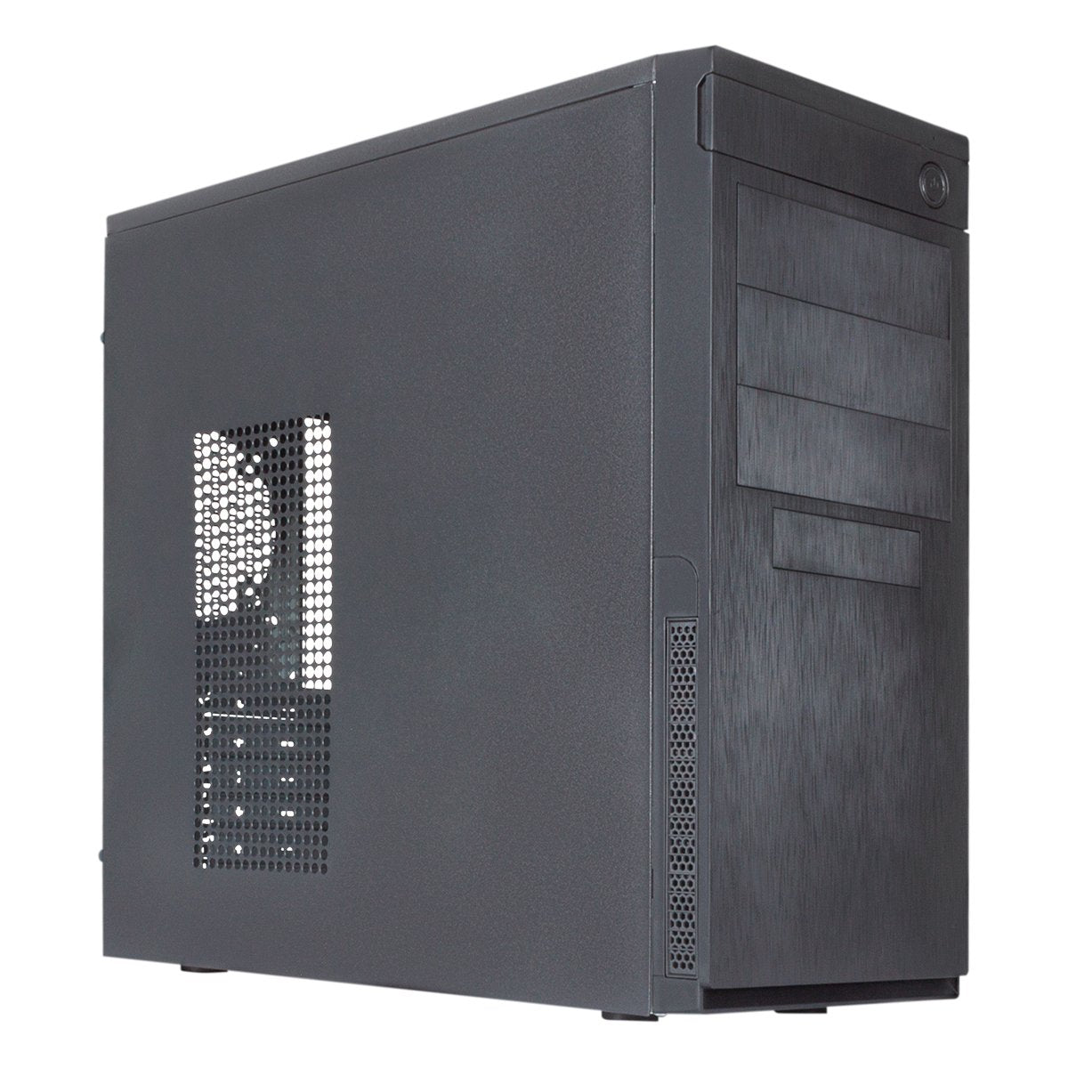 Caja Pc Unykach Atx Atx Caviar 8k Pro Color Negro Frontal Simil Aluminio Cepillado 1xusb Type-C 2xusb3.0 2xusb2.0 Sin Fuente De Alimentacion