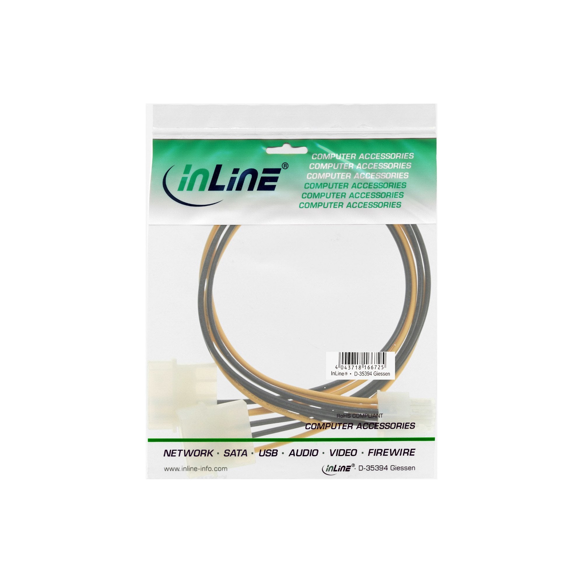EAN 4043718048717 - InLine 26628 cable de alimentación interna 0,3 m imagen 2