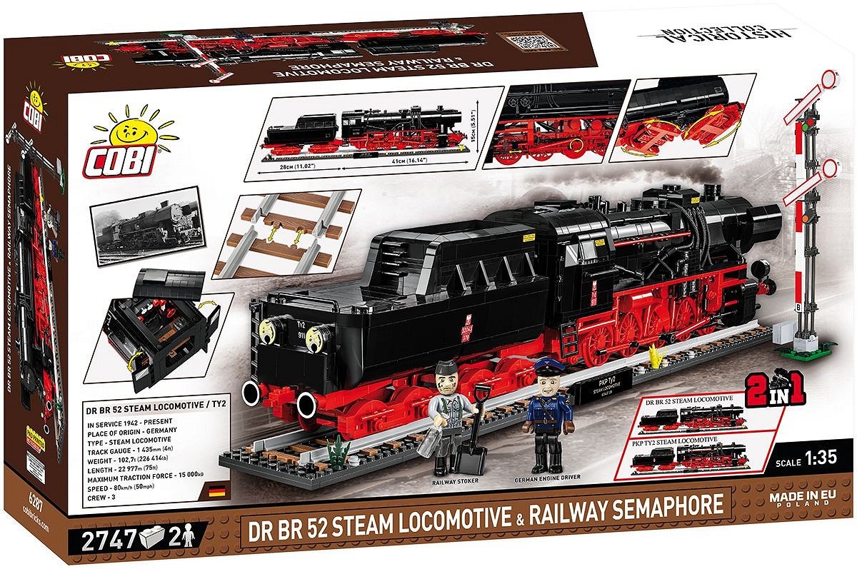 EAN 5902251062873 - COBI DR BR 52 Steam Locomotive imagen 13