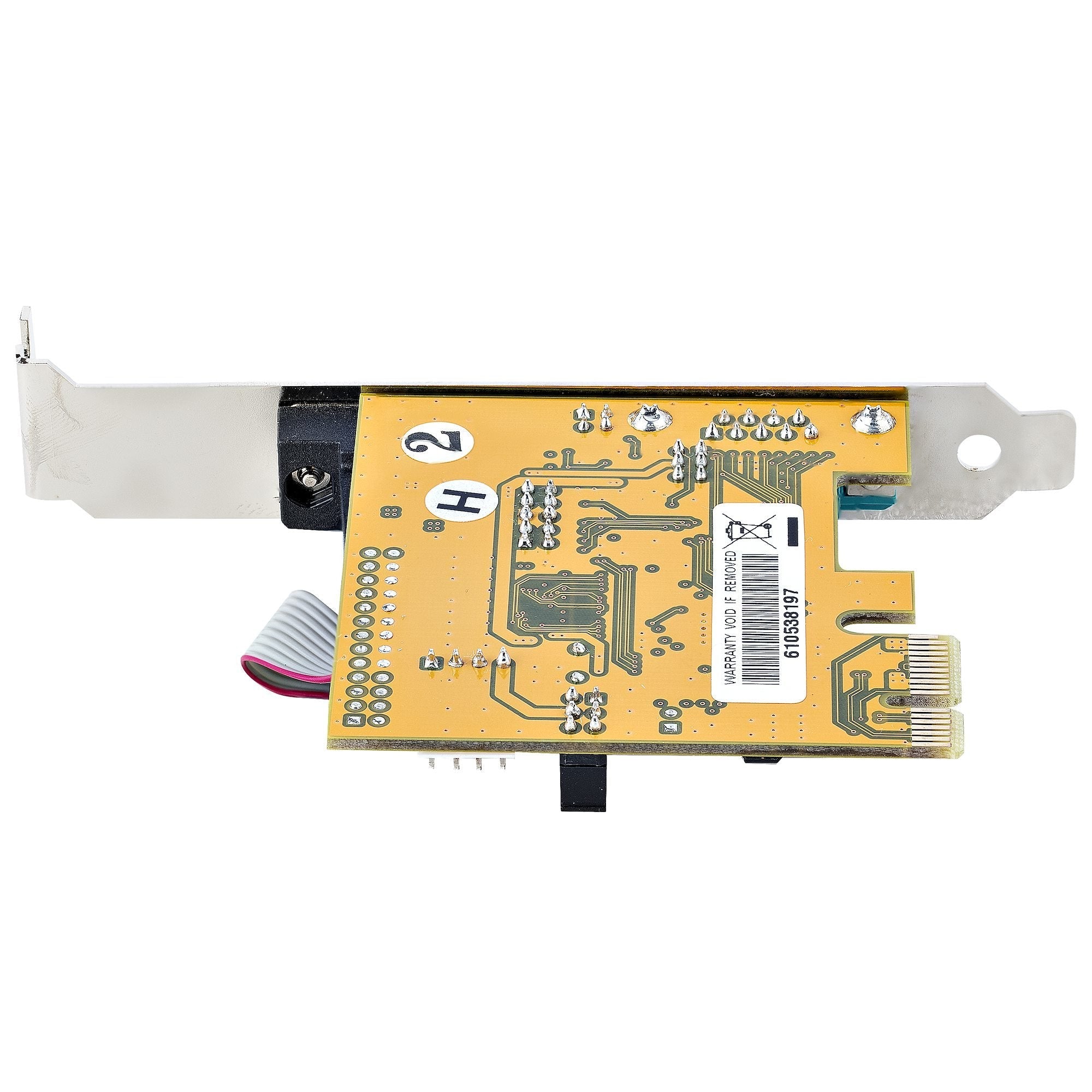 Pcie Dual Serial Port Card - Ctlr 16c1050 Uart 5v/12v Status Light