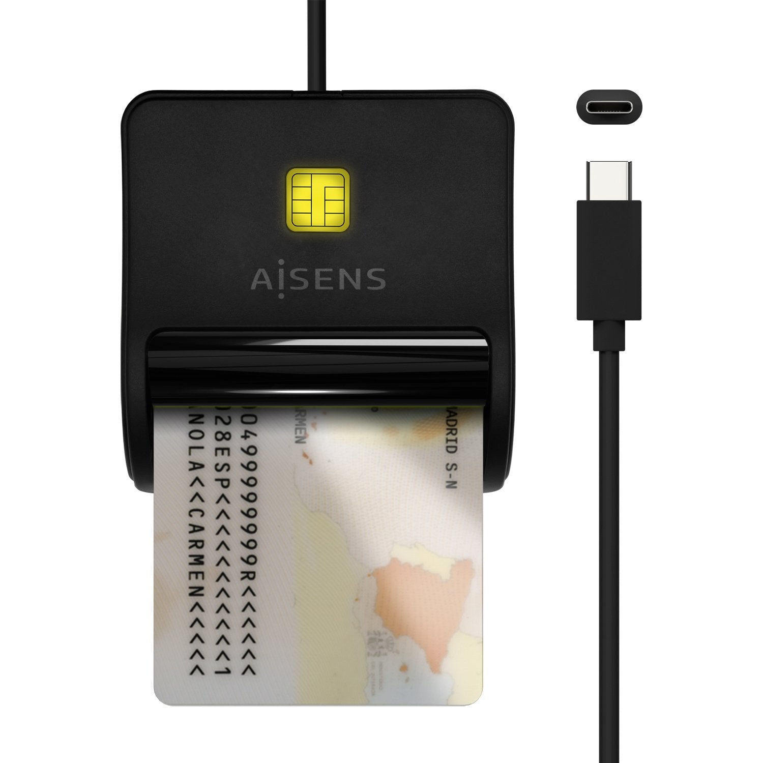EAN 8436574706291 - AISENS ASCR-SN03C-BK lector de control de acceso Lector USB de control de acceso imagen 5