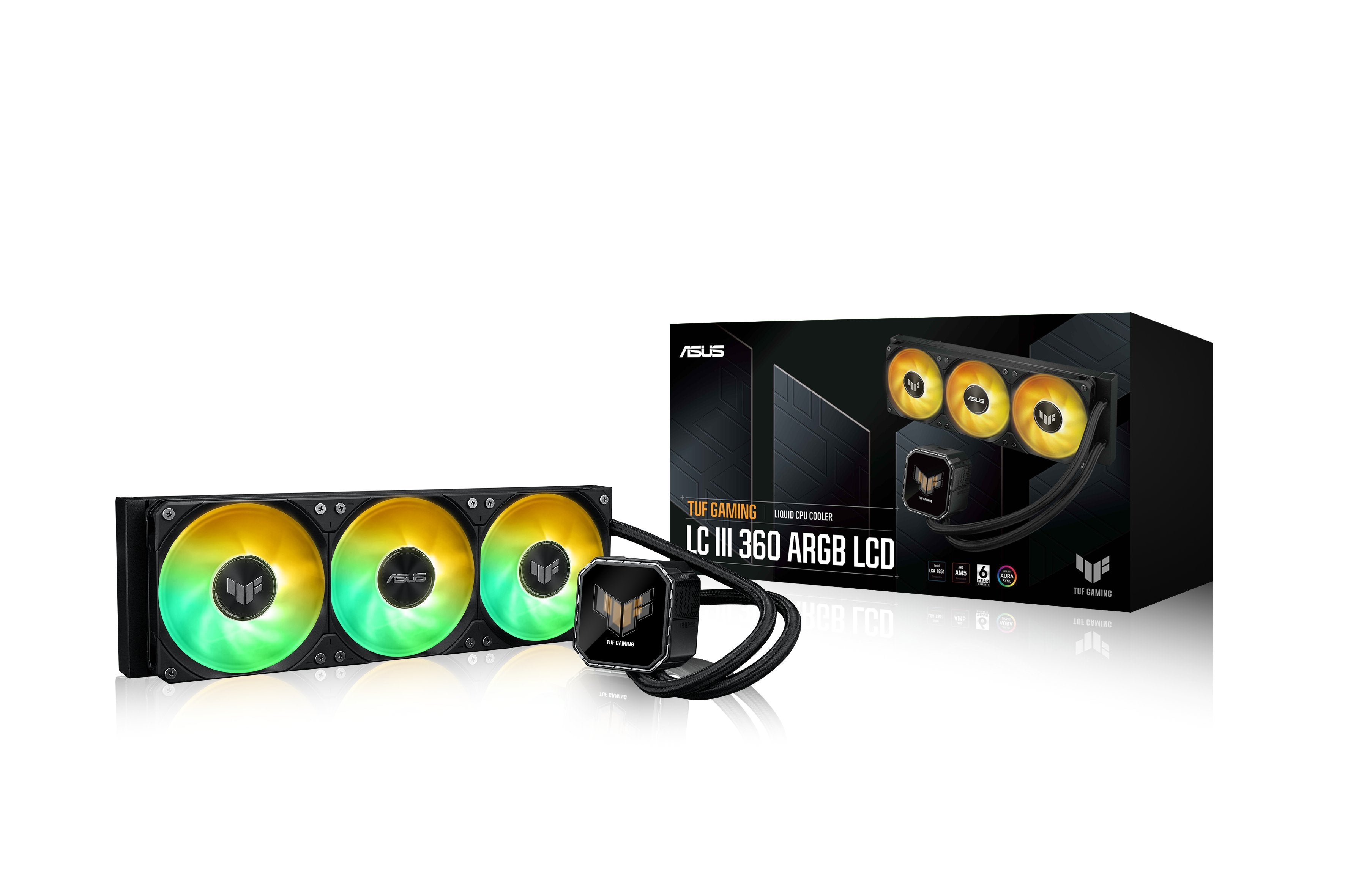 EAN 4711387929100 - ASUS TUF Gaming LC III 360 ARGB LCD Procesador Sistema de refrigeración líquida todo en uno 12 cm Negro 1 imagen 19
