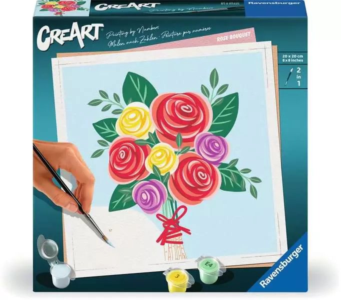Ravensburger Creart - Rosenstrauss, Pintura 25520