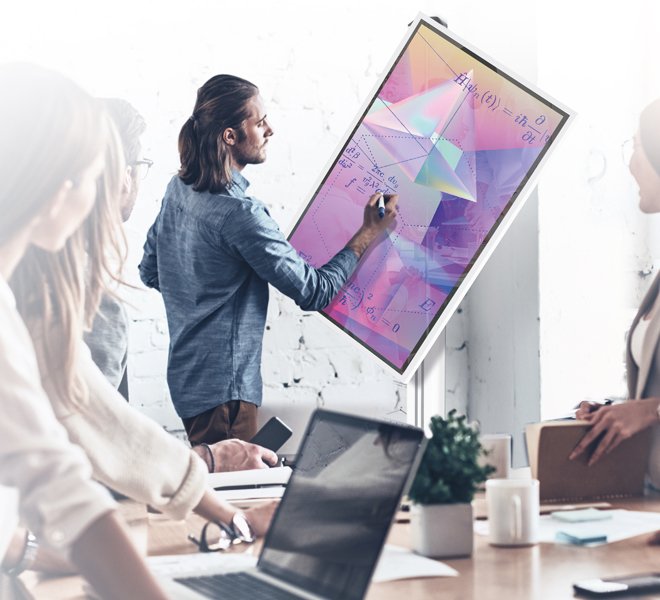 Momentum Edge Xl Interactive Touch Screen Trolley, For