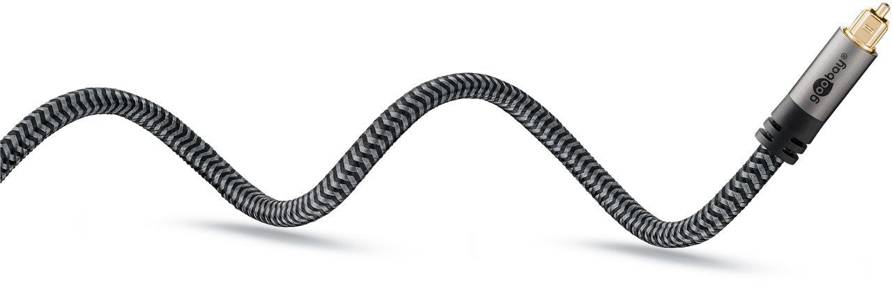 Cable 10,0m Toslink M A Toslink M G+ Flexiplus G+ Nylon Goobay Bolsa De Colgar