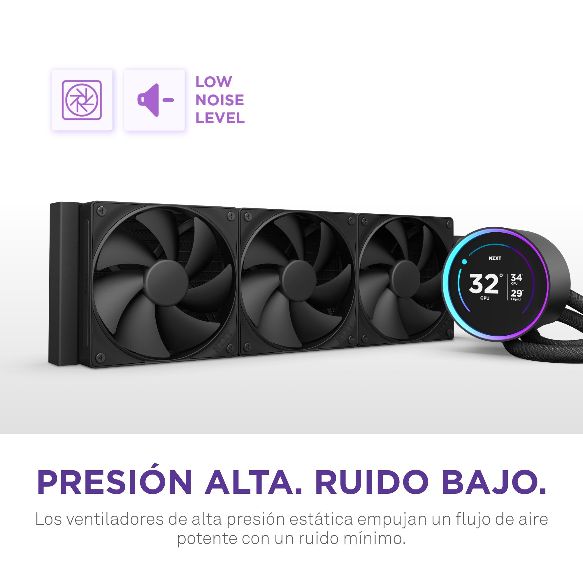 EAN 5056547204130 - NZXT Kraken Elite 360 Procesador Sistema de refrigeración líquida todo en uno 12 cm Negro 1 pieza(s) imagen 11