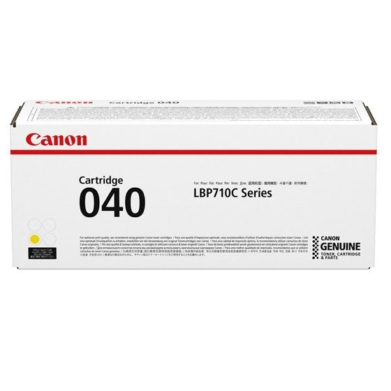 EAN 4549292058208 - Canon 040 cartucho de tóner 1 pieza(s) Original Amarillo imagen 1