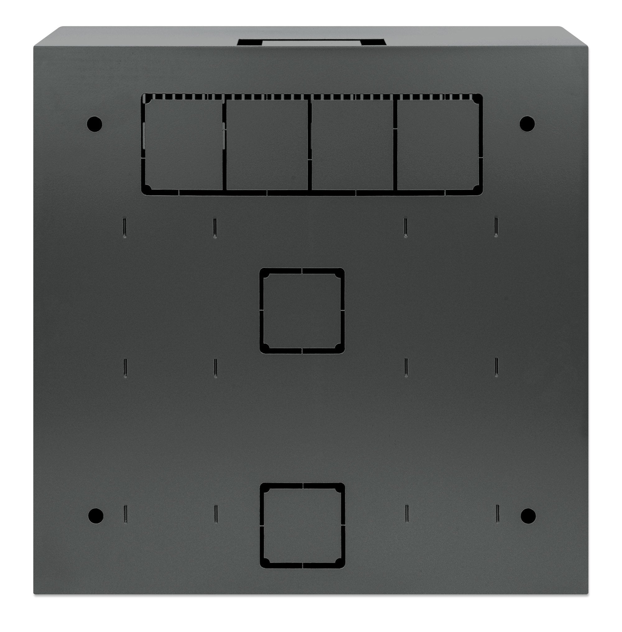 EAN 0766623713689 - Intellinet 713689 armario rack 2U/4U Bastidor de pared Negro imagen 4