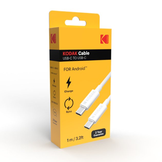 Kodak Cable Tipo-C A Tipo-C 1m Caja Blanco