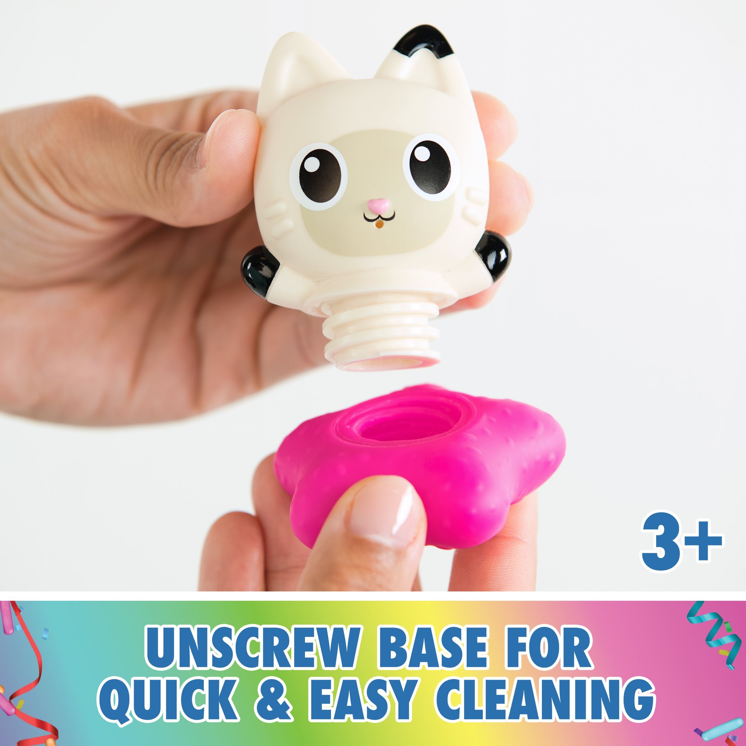 EAN 0681147011687 - Gabby's Dollhouse Gabby Cat Bath Squirters Juguete con chorro de baño Multicolor imagen 3