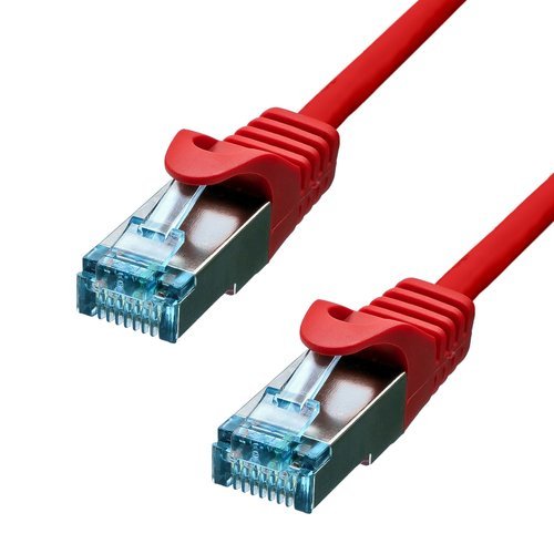 Proxtend S/Ftp Cat6a Lszh Awg 26 Cu Red 0.75m